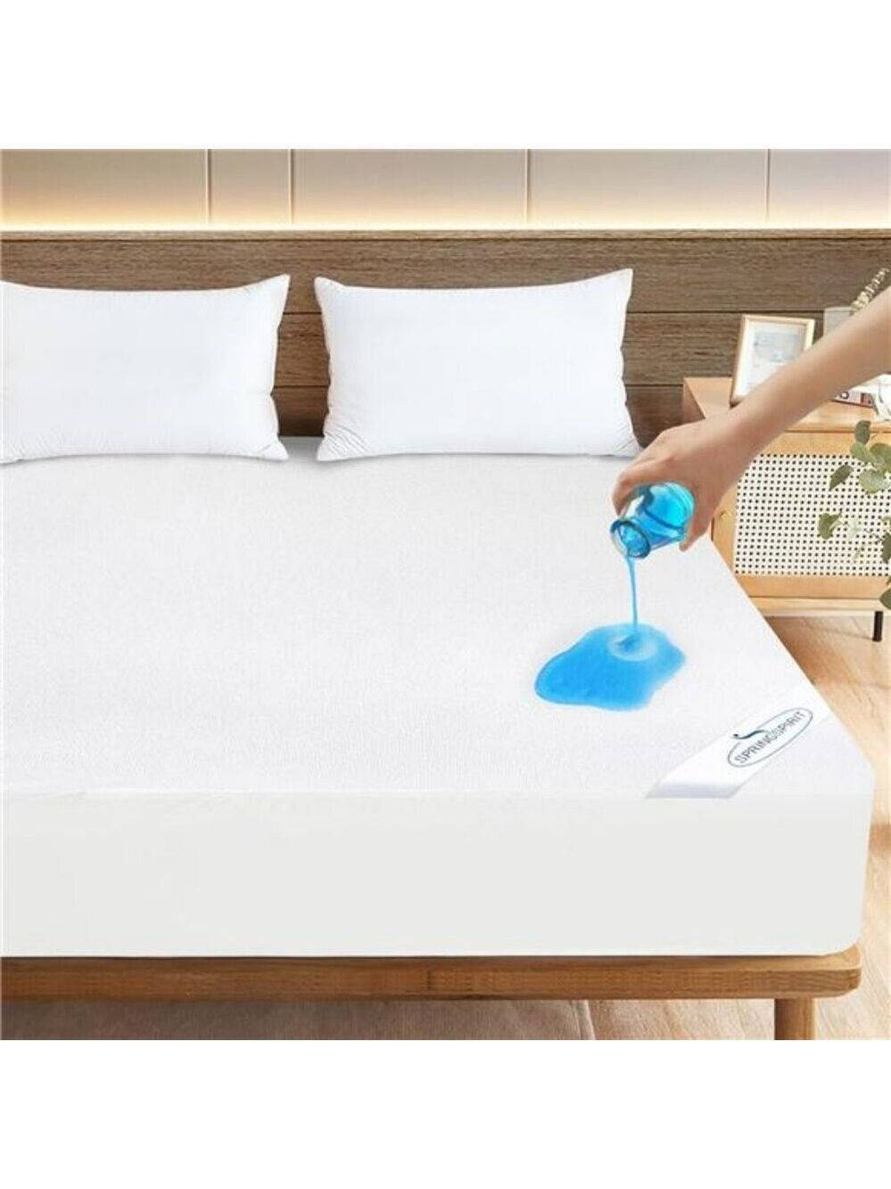 Waterproof Full Size Mattress Protector Soft Terry Cover Fitted Bed Sheet